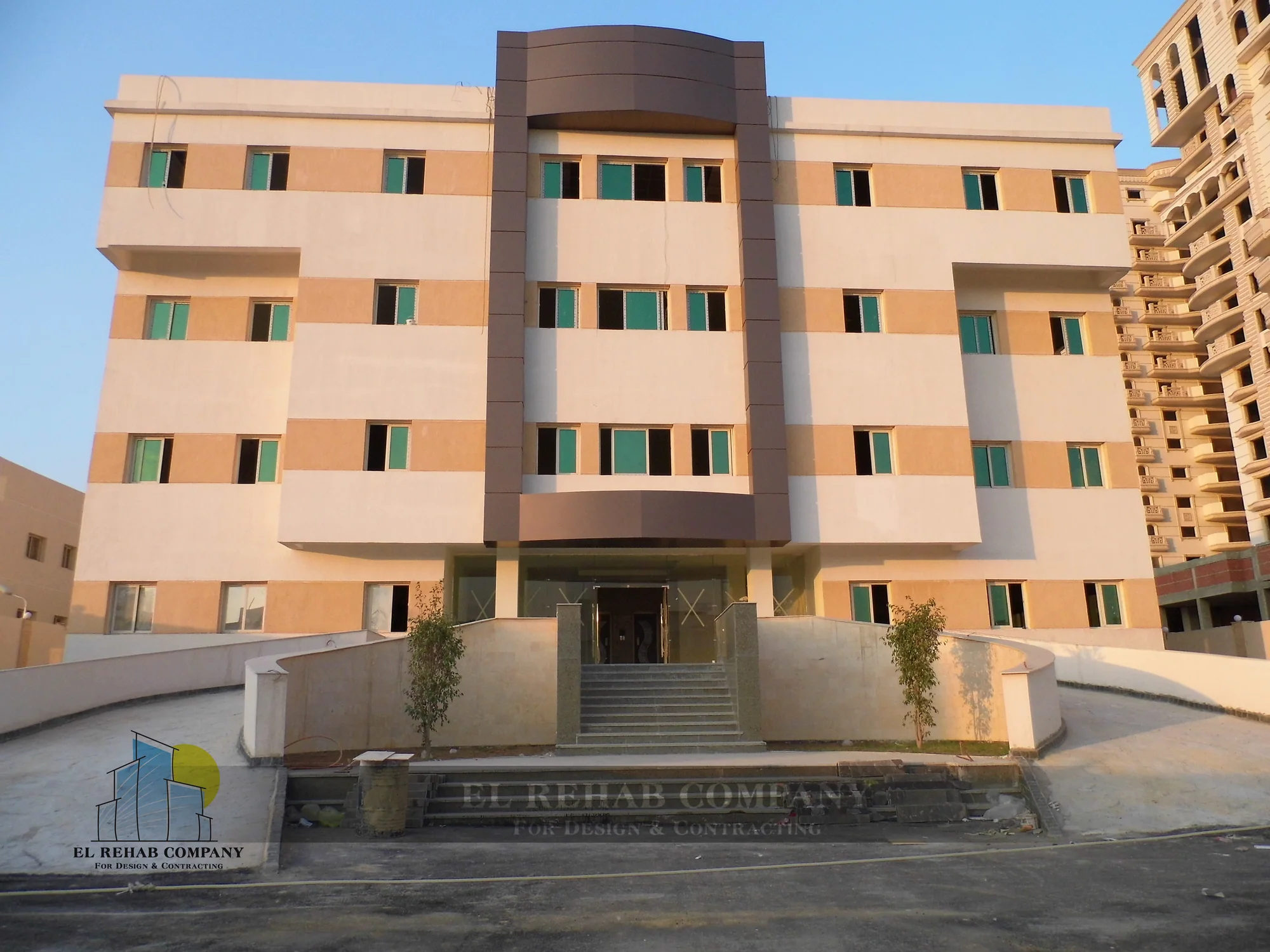 Completed communication center building in Nasr City