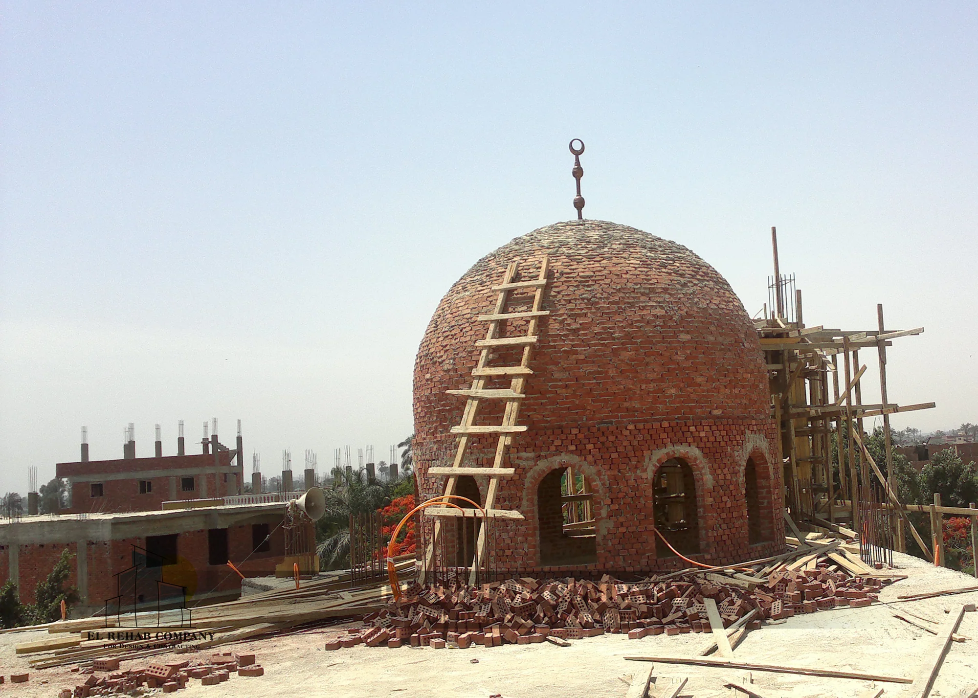 Masjid structure under construction